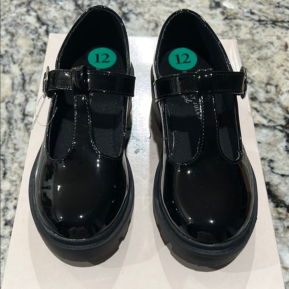 Sincerely Jules Sz12 Black Patent Leather Kids Shoes